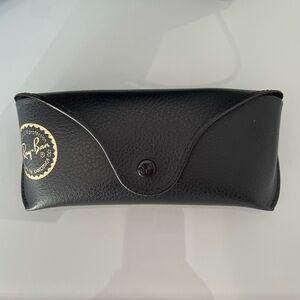 Ray-Ban Black Leather Sunglasses Case